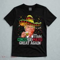Make Cinco De Mayo Great Again Trump Sombrero T-Shirt thumb 5
