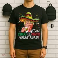 Make Cinco De Mayo Great Again Trump Sombrero T-Shirt thumb 6