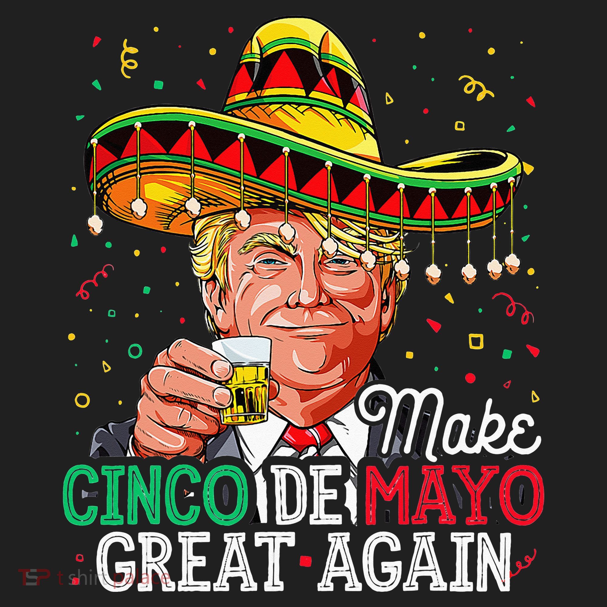 Make Cinco De Mayo Great Again Trump Sombrero Beanie
