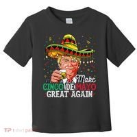Make Cinco De Mayo Great Again Trump Sombrero Toddler T-Shirt thumb 0