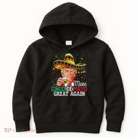 Make Cinco De Mayo Great Again Trump Sombrero Kids Hoodie thumb 0