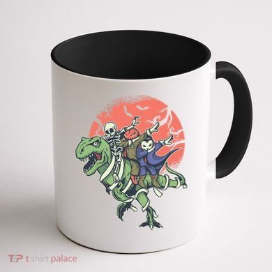 Monster Cartoons Dabbing Coffee Mug back
