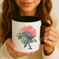 Monster Cartoons Dabbing Coffee Mug thumb 3