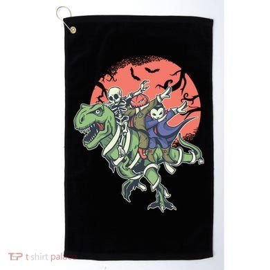 Monster Cartoons Dabbing Golf Towel