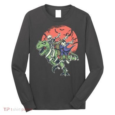 Monster Cartoons Dabbing Long Sleeve Shirt
