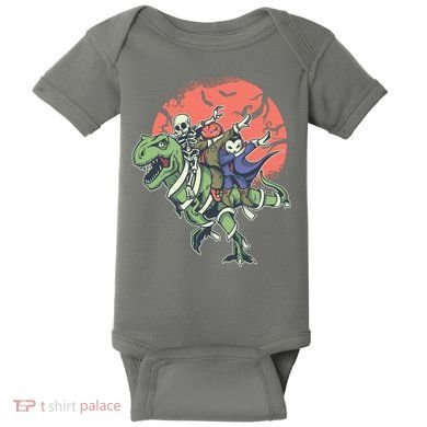 Monster Cartoons Dabbing Baby Bodysuit