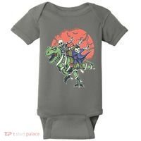 Monster Cartoons Dabbing Baby Bodysuit thumb 0