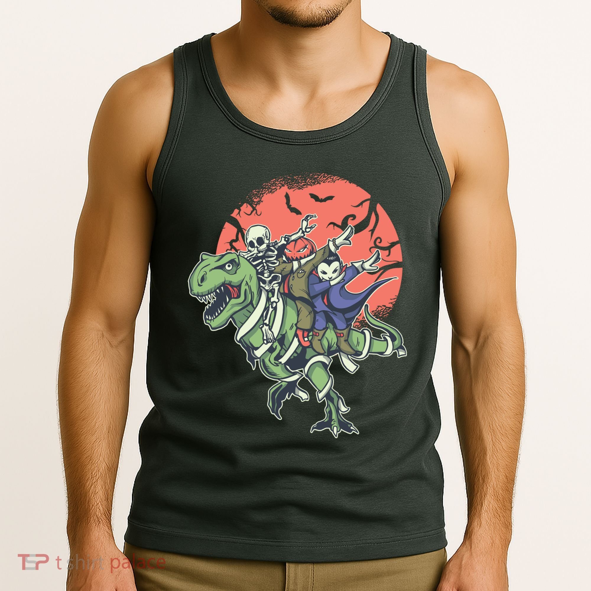Monster Cartoons Dabbing Tank Top
