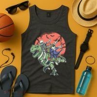 Monster Cartoons Dabbing Tank Top thumb 4