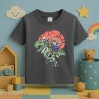 Monster Cartoons Dabbing Toddler T-Shirt thumb 3