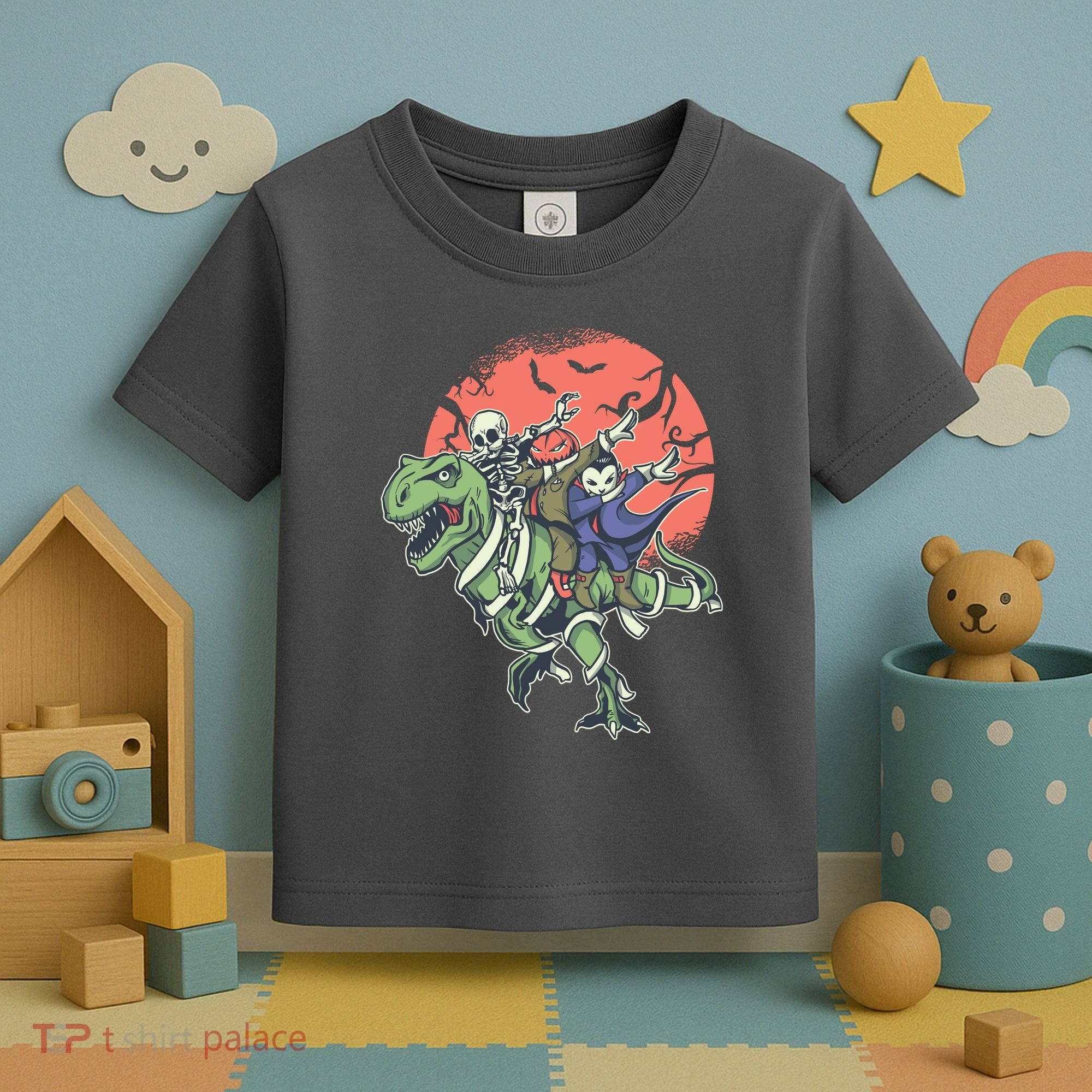 Monster Cartoons Dabbing Toddler T-Shirt