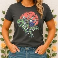 Monster Cartoons Dabbing Women's T-Shirt thumb 2