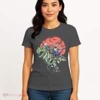 Monster Cartoons Dabbing Women's T-Shirt thumb 4