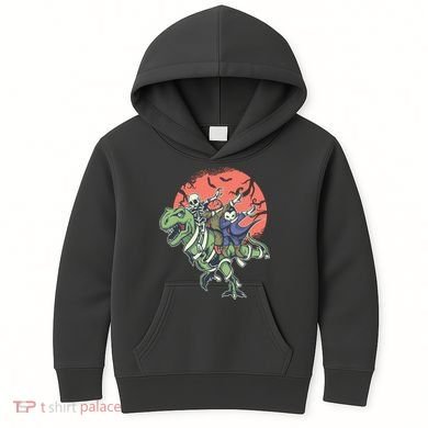 Monster Cartoons Dabbing Kids Hoodie