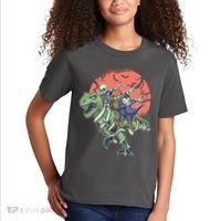 Monster Cartoons Dabbing Kids T-Shirt thumb 2