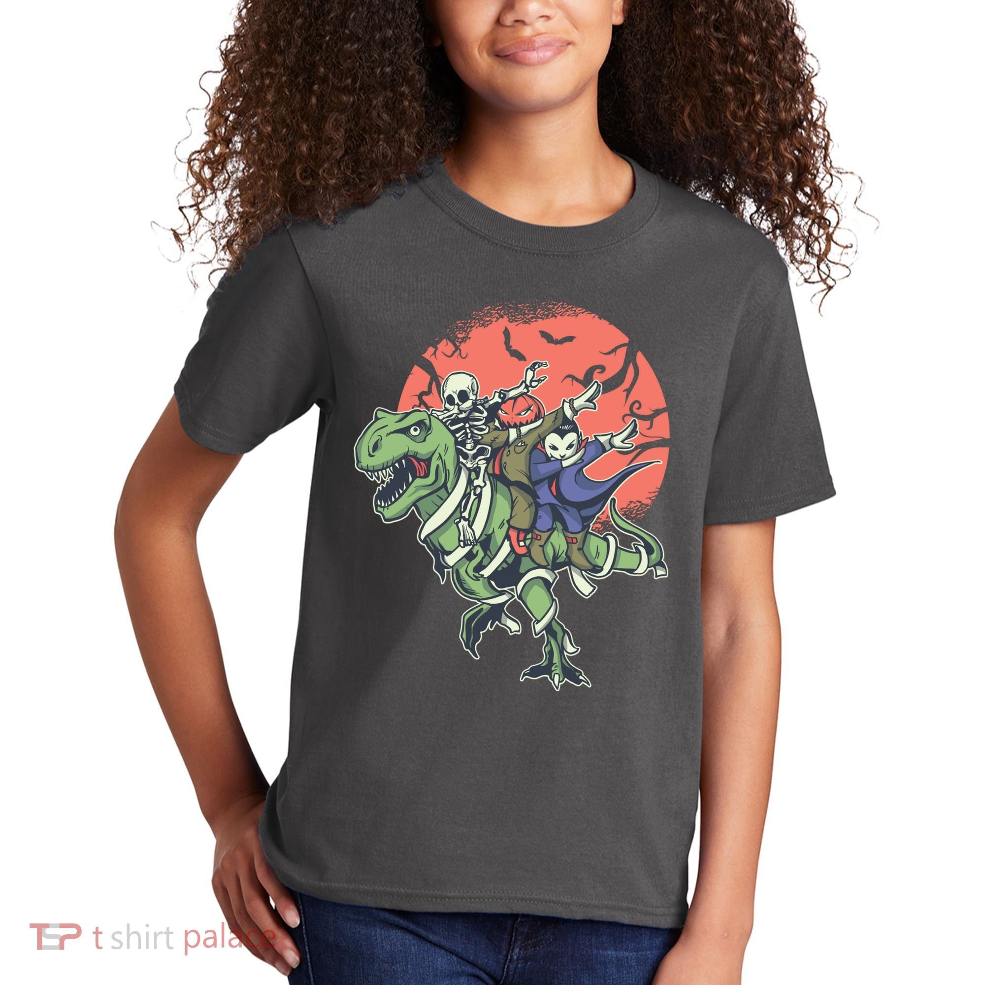 Monster Cartoons Dabbing Kids T-Shirt