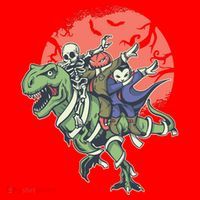 Monster Cartoons Dabbing Santa Hat thumb 1