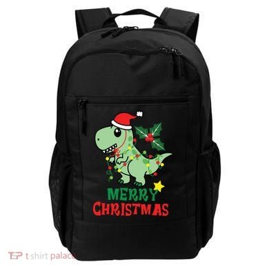 Merry Christmas Dino Holiday Backpack