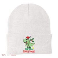 Merry Christmas Dino Holiday Beanie thumb 0