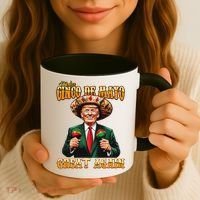 Make Cinco De Mayo Great Again Funny Trump Fiesta 5 De Mayo Coffee Mug thumb 3