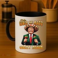Make Cinco De Mayo Great Again Funny Trump Fiesta 5 De Mayo Coffee Mug thumb 4