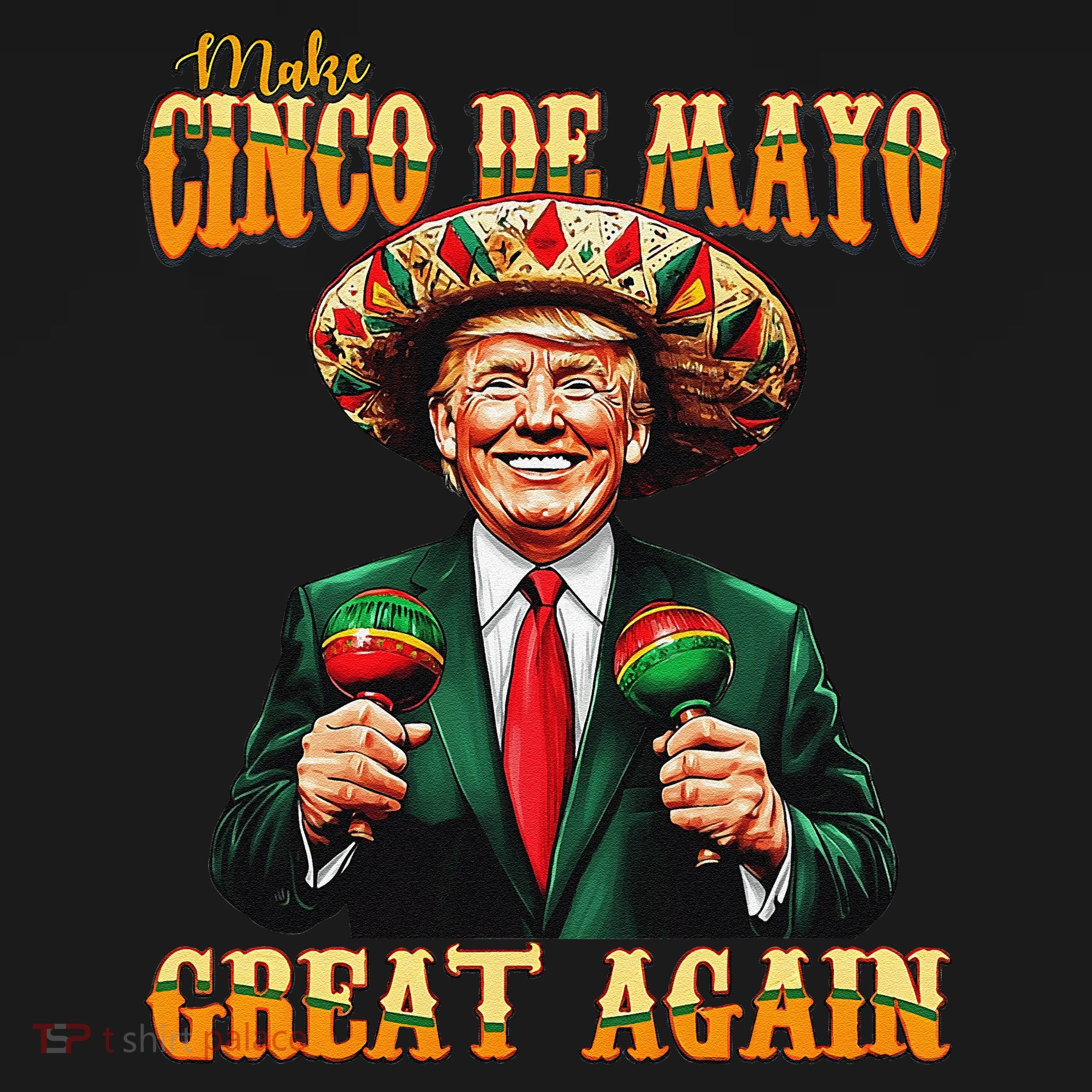 Make Cinco De Mayo Great Again Funny Trump Fiesta 5 De Mayo Women's Hoodie