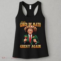 Make Cinco De Mayo Great Again Funny Trump Fiesta 5 De Mayo Women's Tank Top thumb 3
