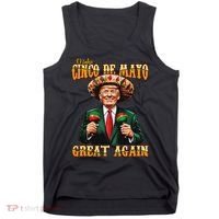 Make Cinco De Mayo Great Again Funny Trump Fiesta 5 De Mayo Tank Top thumb 0