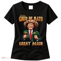 Make Cinco De Mayo Great Again Funny Trump Fiesta 5 De Mayo Women's T-Shirt thumb 0