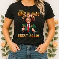 Make Cinco De Mayo Great Again Funny Trump Fiesta 5 De Mayo Women's T-Shirt thumb 2