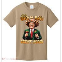 Make Cinco De Mayo Great Again Funny Trump Fiesta 5 De Mayo Kids T-Shirt thumb 0