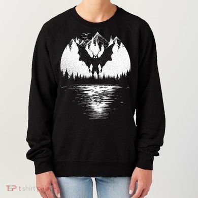 Mothman Cryptozoology Design Cryptid Women's Sweatshirt