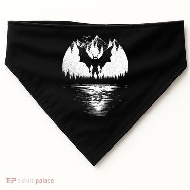 Mothman Cryptozoology Design Cryptid USA-Made Doggie Bandana