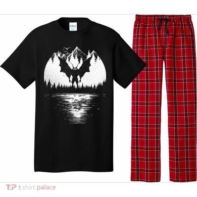 Mothman Cryptozoology Design Cryptid Pajama Set