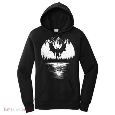 Mothman Cryptozoology Design Cryptid Women's Hoodie