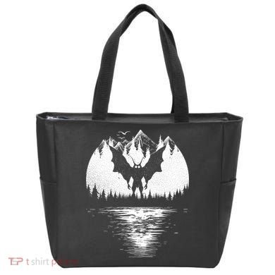 Mothman Cryptozoology Design Cryptid Tote Bag