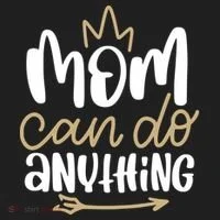 Mom Can Do Anything Queen Cute Gift Beanie thumb 2