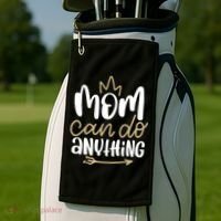 Mom Can Do Anything Queen Cute Gift Golf Towel thumb 2
