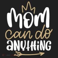 Mom Can Do Anything Queen Cute Gift Golf Towel thumb 3