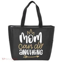 Mom Can Do Anything Queen Cute Gift Tote Bag thumb 0