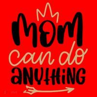 Mom Can Do Anything Queen Cute Gift Santa Hat thumb 1