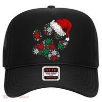 Merry Christmas Dog Paws Lights Santa hat Snowflake Xmas Hat thumb 0