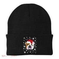 Merry Christmas English Bulldog Ugly Sweater Beanie thumb 0