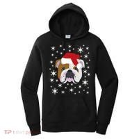 Merry Christmas English Bulldog Ugly Sweater Women's Hoodie thumb 0