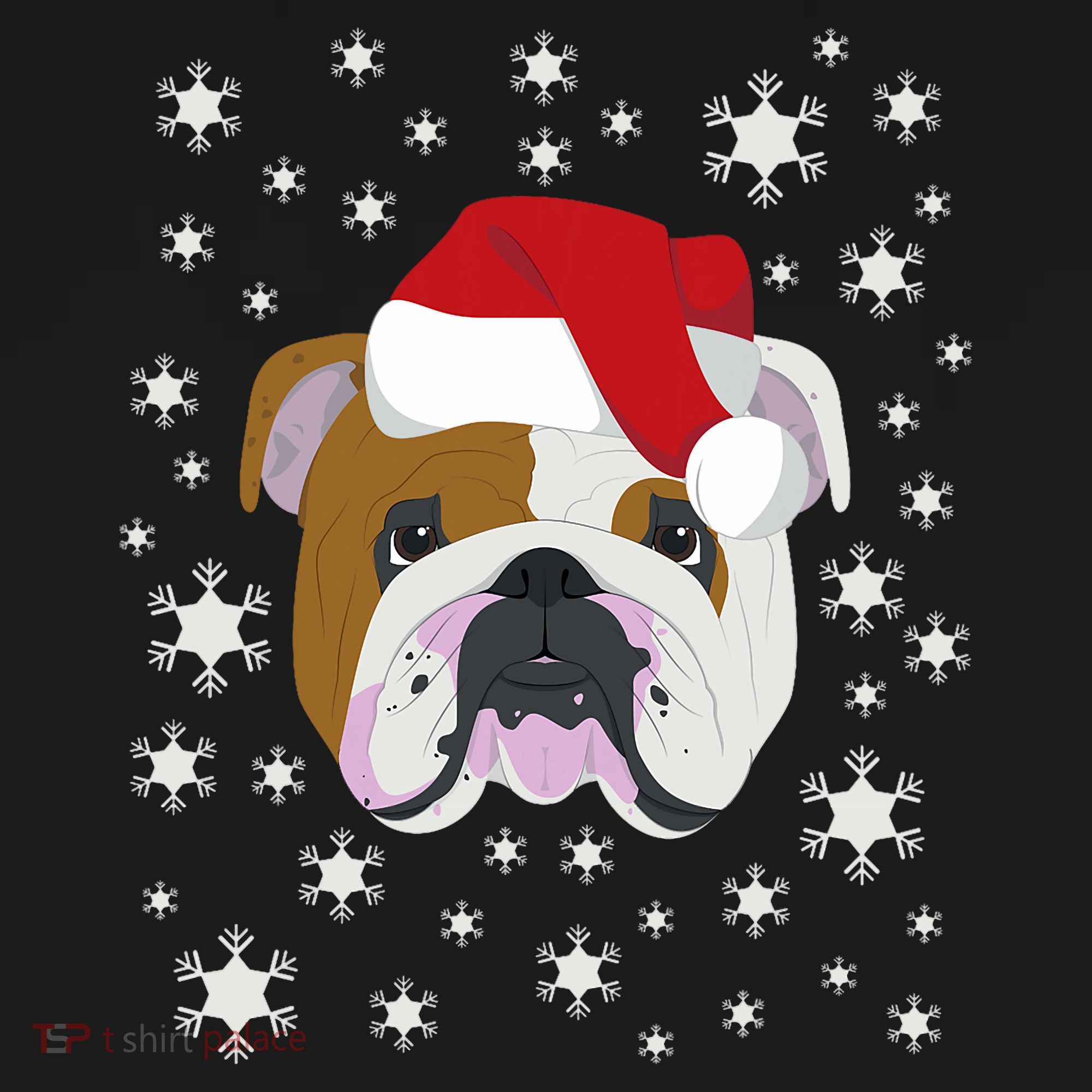 Merry Christmas English Bulldog Ugly Sweater Kids Sweatshirt