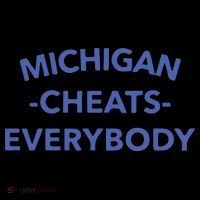 Michigan Cheats Everybody Backpack thumb 2