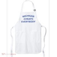 Michigan Cheats Everybody Apron thumb 0