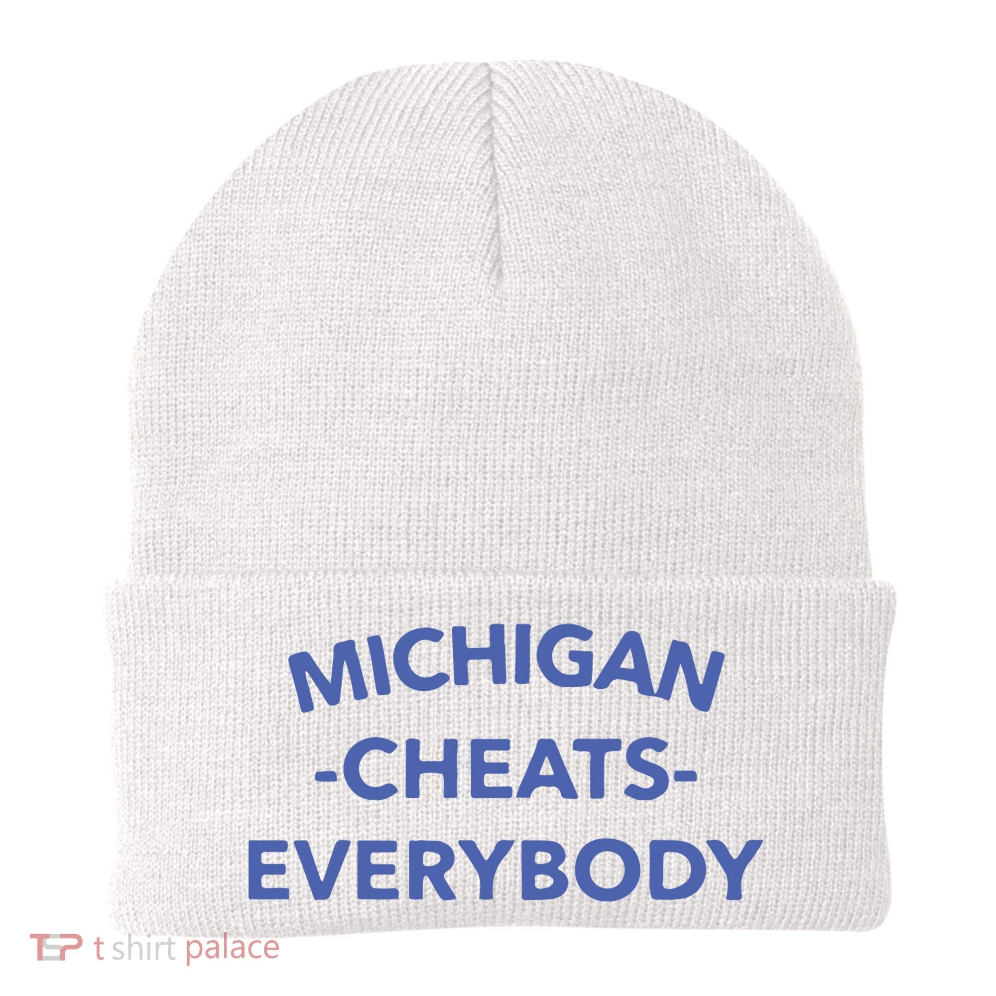 Michigan Cheats Everybody Beanie