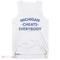 Michigan Cheats Everybody Tank Top thumb 0