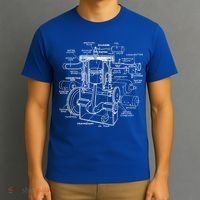Mechanics Car Engine Pieces Cars Lovers Muscle Cars Gift T-Shirt thumb 3